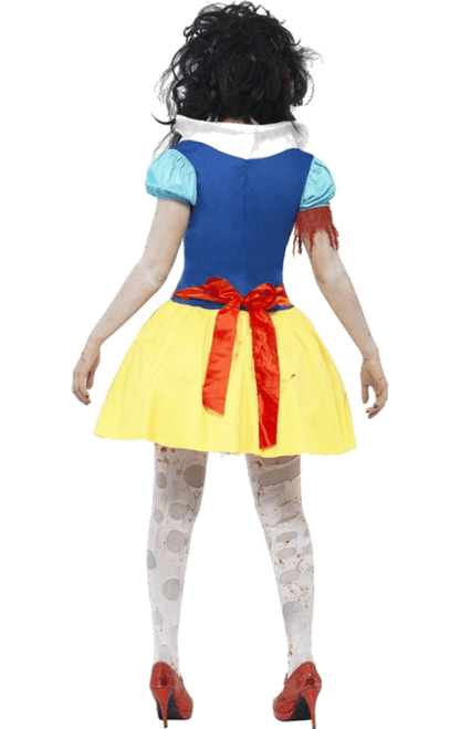 Womens Zombie Snow White Halloween Costume