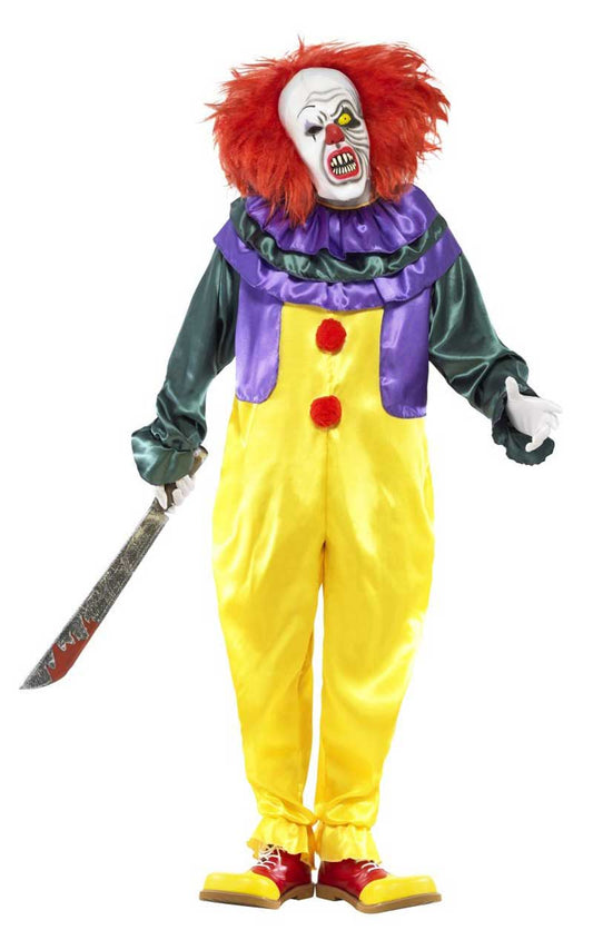 Adult Penny the Wise Scary Clown Costume