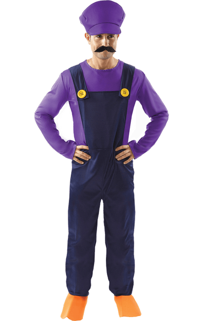 Waluigi Super Mario Costume