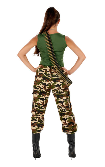 Costume d'armée camo pour femme