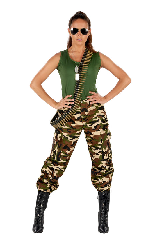 Ladies Camo Army Costume