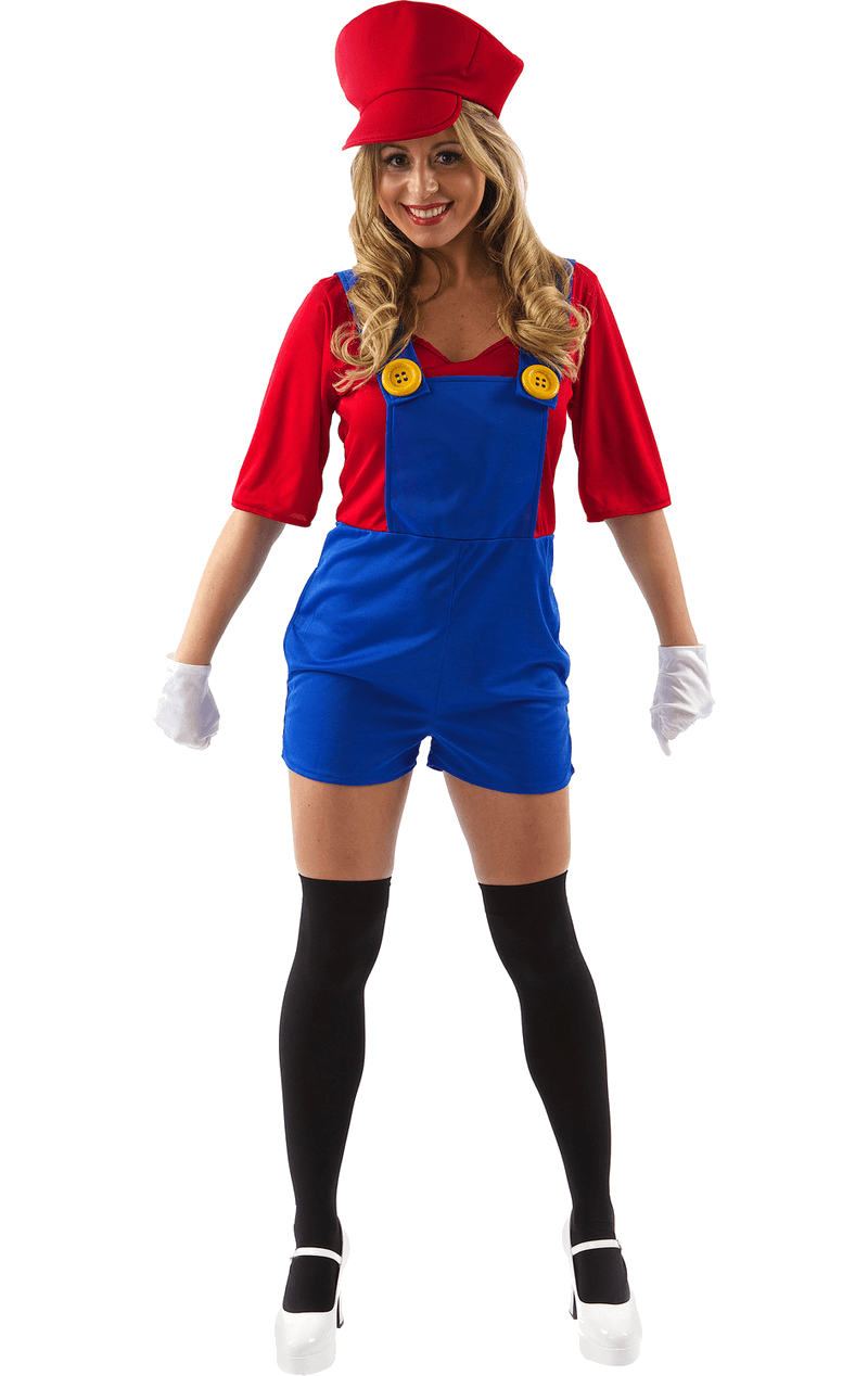 Frauen Super Mario Kostüm