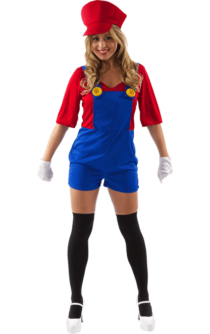 Frauen Super Mario Kostüm