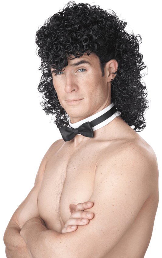 Male Stripper Wig & Collar