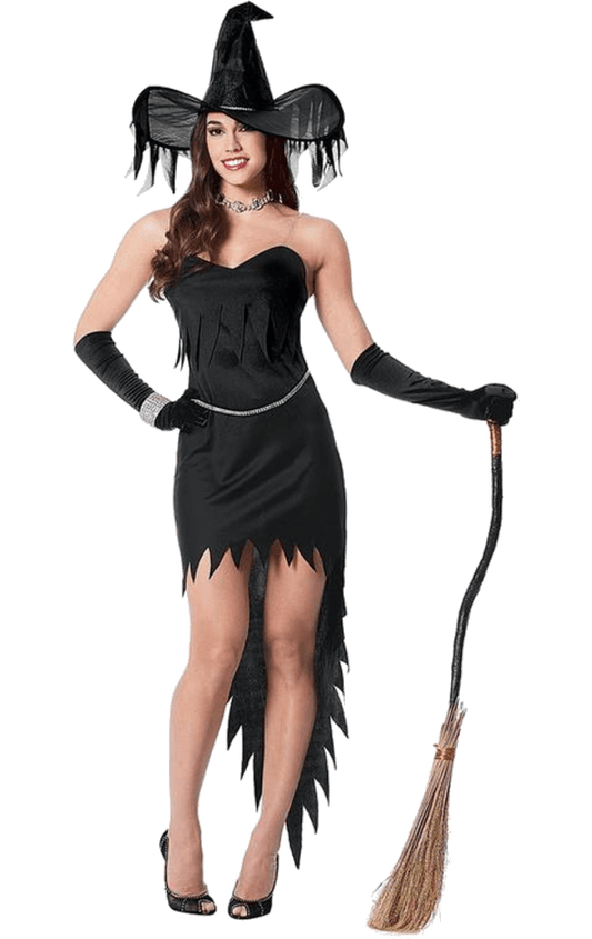 Ladies Rhinestone Witch Costume