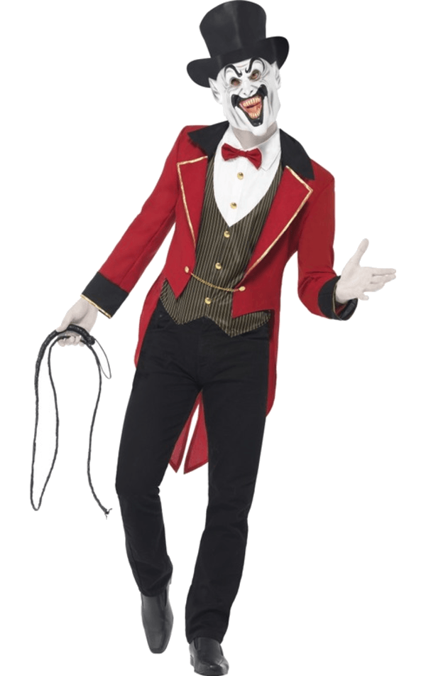 Mens Sinister Halloween Ringmaster Costume