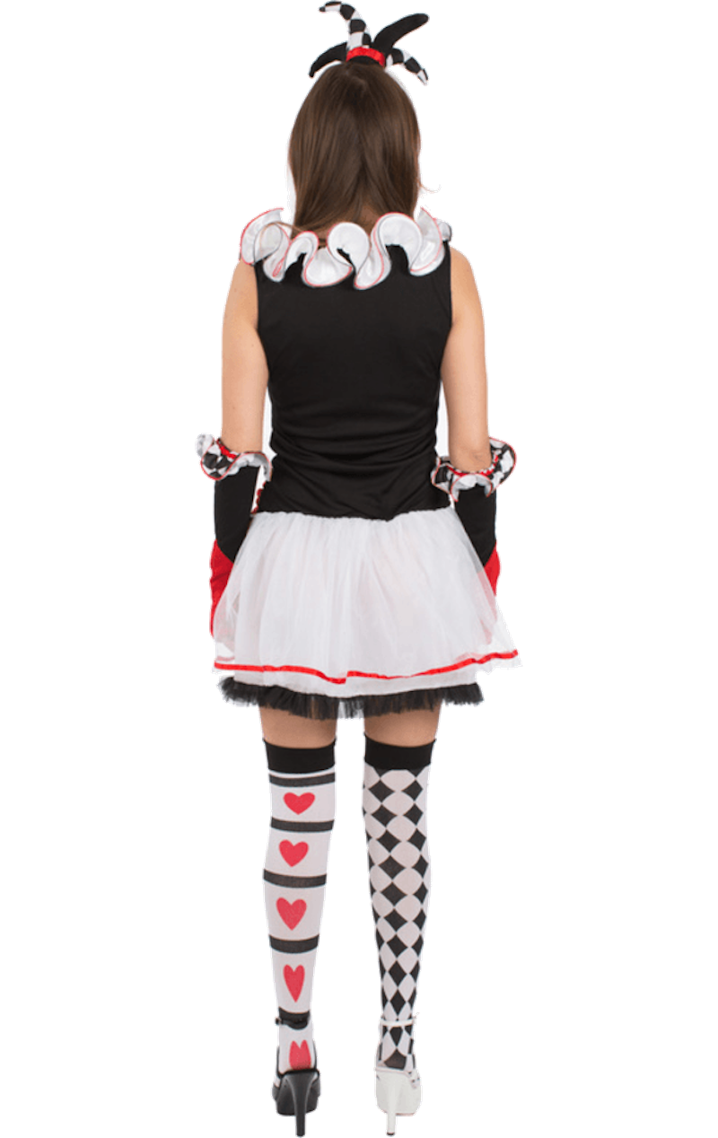 Ladies Harlequin Jester Costume