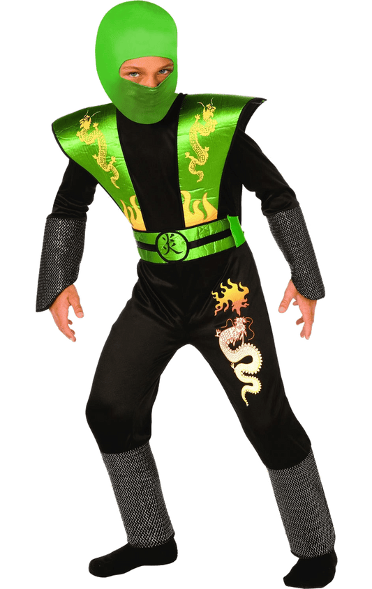 Kids Green Ninja Costume