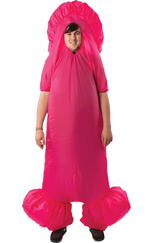 Adult Inflatable Pink Penis Costume