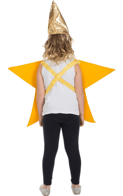 Kids Gold Star Christmas Costume