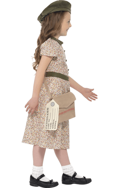 Kids War Evacuee Girl Costume