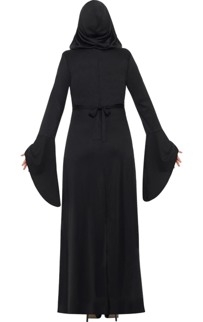 Déguisement de tentatrice noire grande taille pour femme