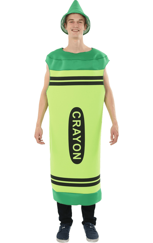 Adult Green Crayon Costume