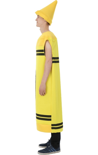 Adult Yellow Crayon Costume