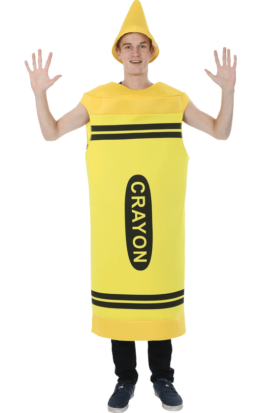 Déguisement de crayon jaune adulte