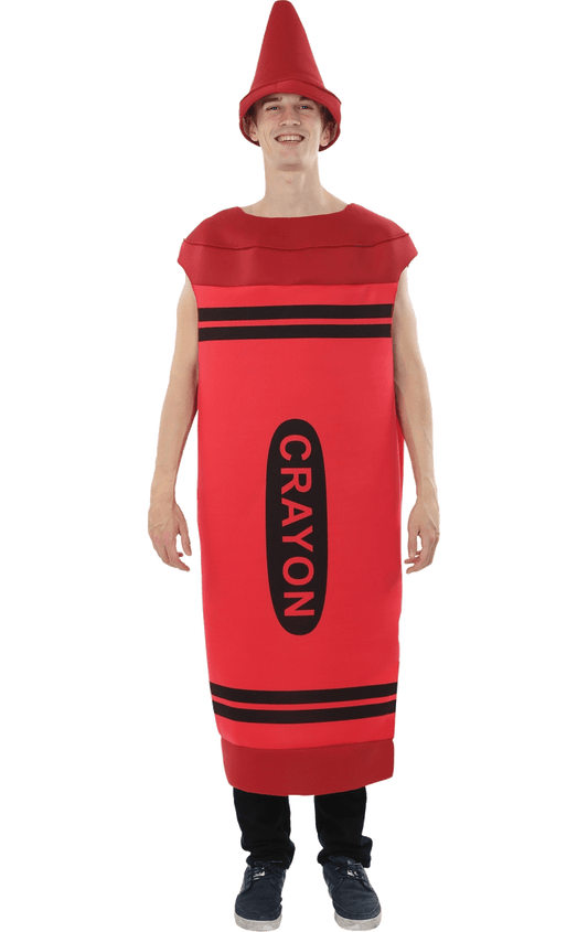 Adult Red Crayon Costume