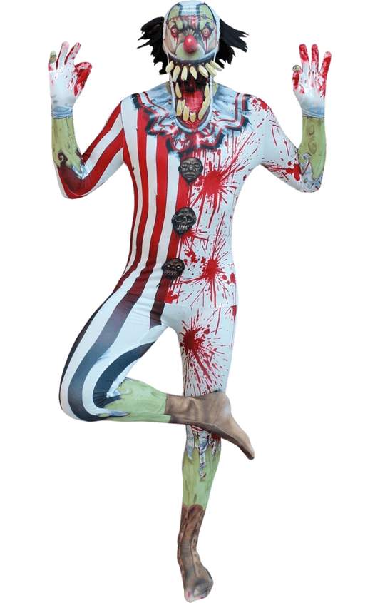 Morphsuit Clown Jaw Drop adulte