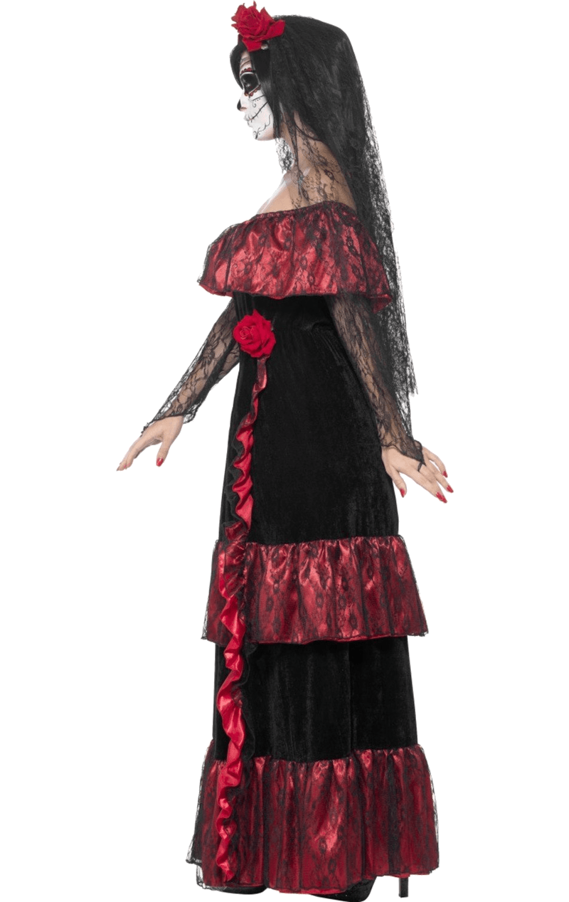 Ladies Day Of The Dead Dress Costume