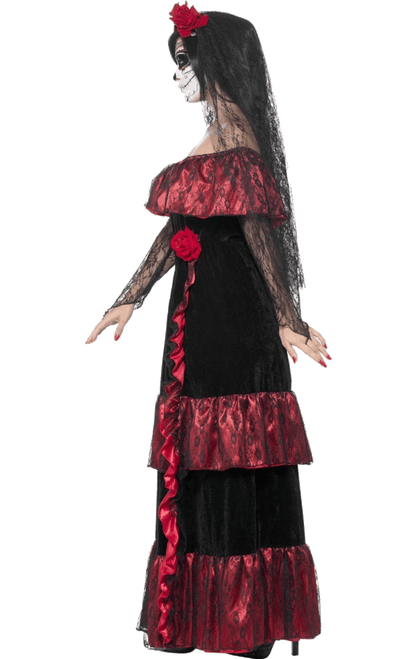 Ladies Day Of The Dead Dress Costume