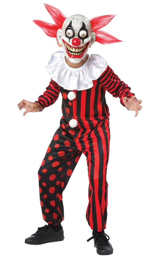 Déguisement d'Halloween Clown Œil écarquillé pour Enfants