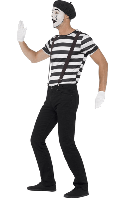 Mens Mime Artist Costume