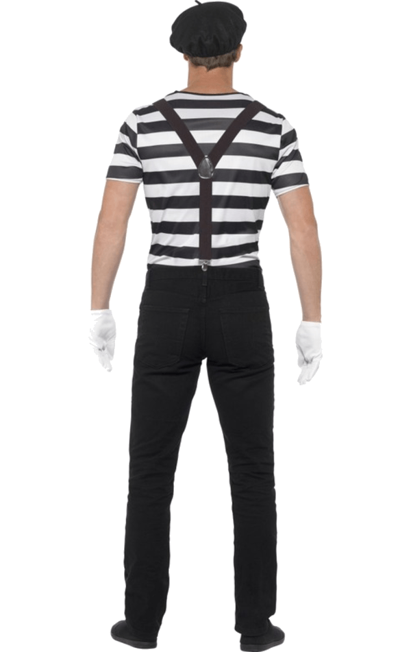 Mens Mime Artist Costume