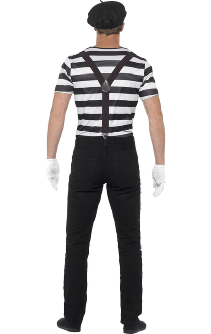 Mens Mime Artist Costume