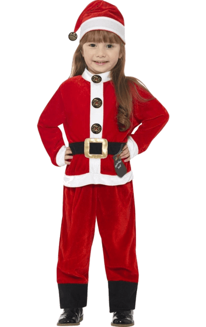 Kinder Santas Little Helper Kostüm