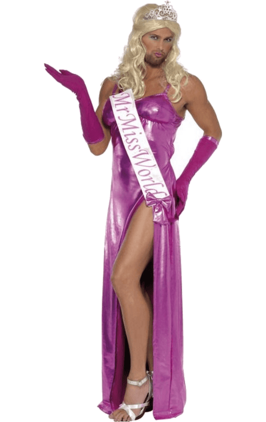 Herren Herr Miss World Kostüm