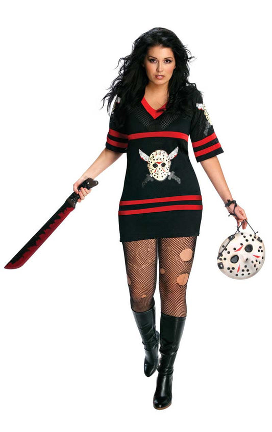 Womens Plus Size Miss Jason Vorhees Costume