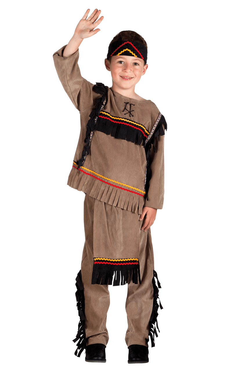 Kids Indian Big Bear Costume