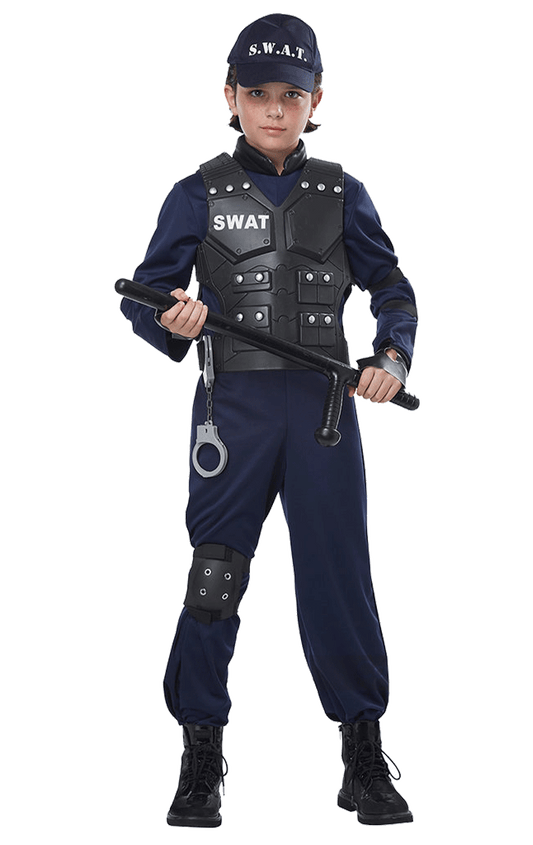 Kids SWAT Police Costume