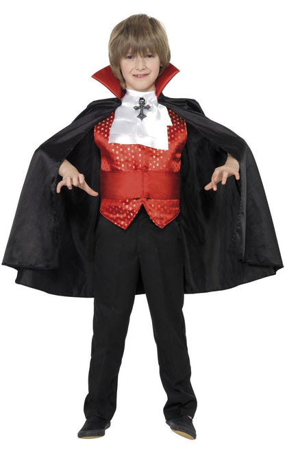 Kids Red Dracula Costume