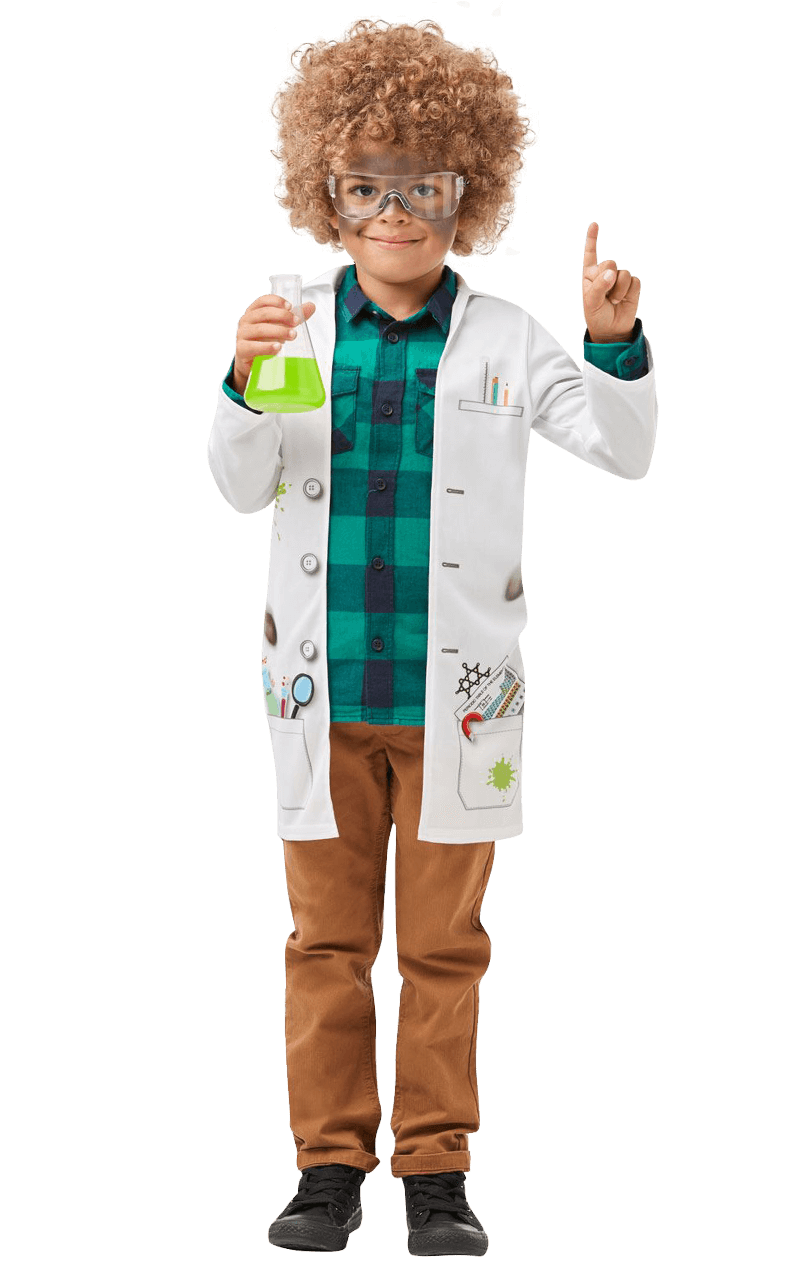 Kids Mad Scientist Costume