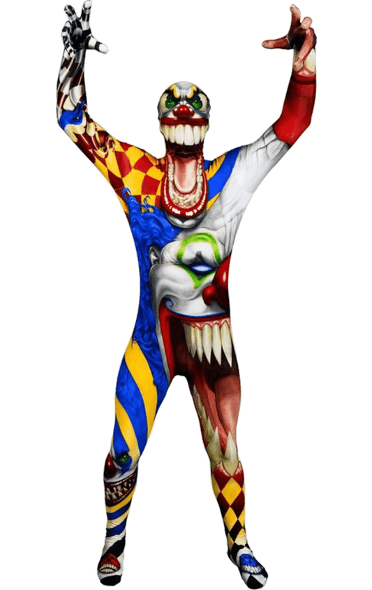 Kinder Clown Morphsuit Kostüm