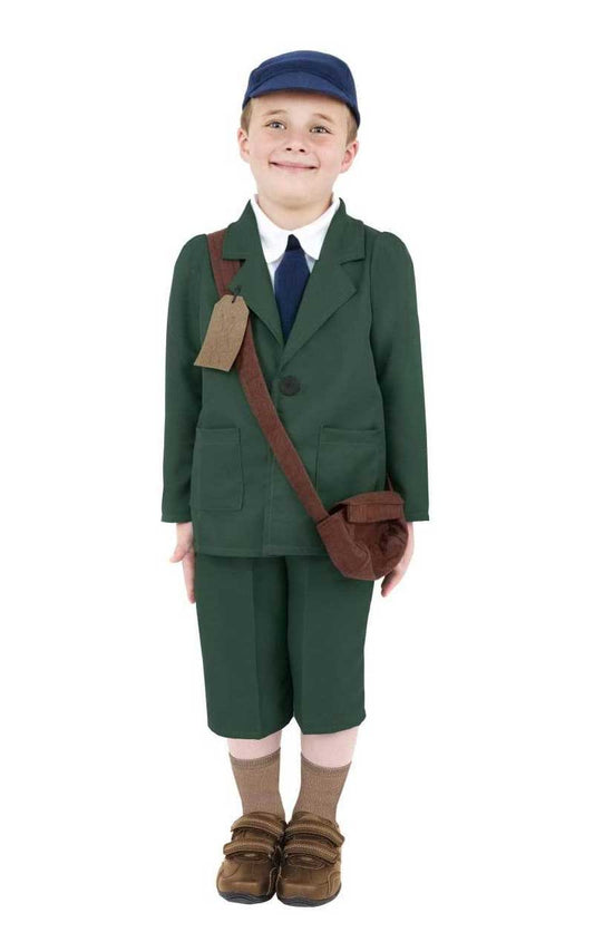 Kids WW2 Evacuee Boy Costume