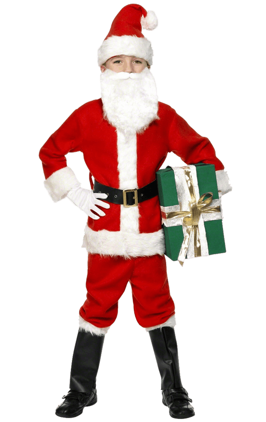 Kids Deluxe Santa Costume