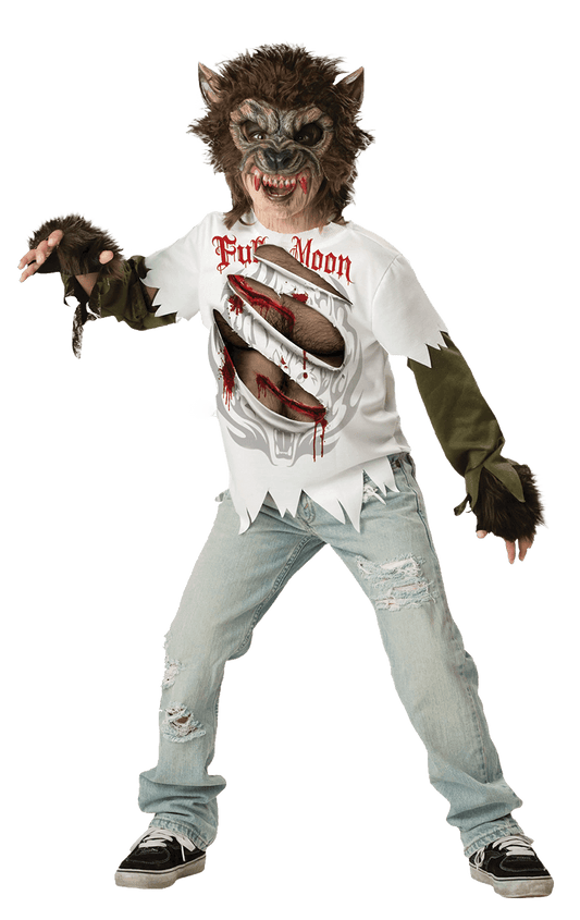 Kids Cursed Werewolf Costume