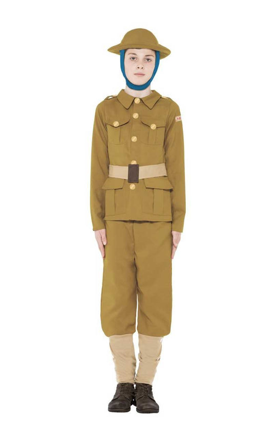 Kids WW1 Soldier Army Costume