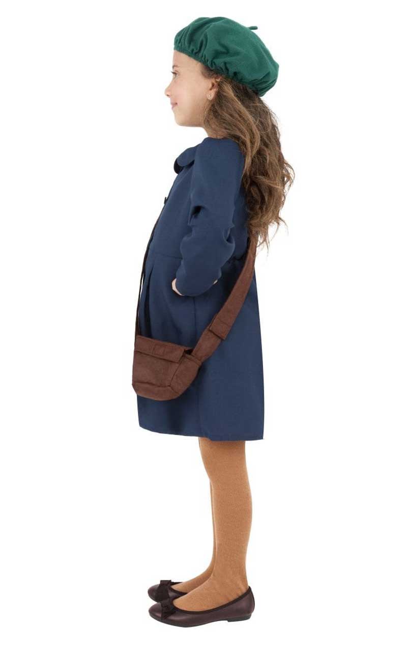 Kids WW2 Evacuee Girl Costume