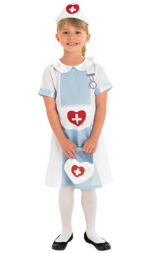 Kids Nurse Fancy Dress Costume