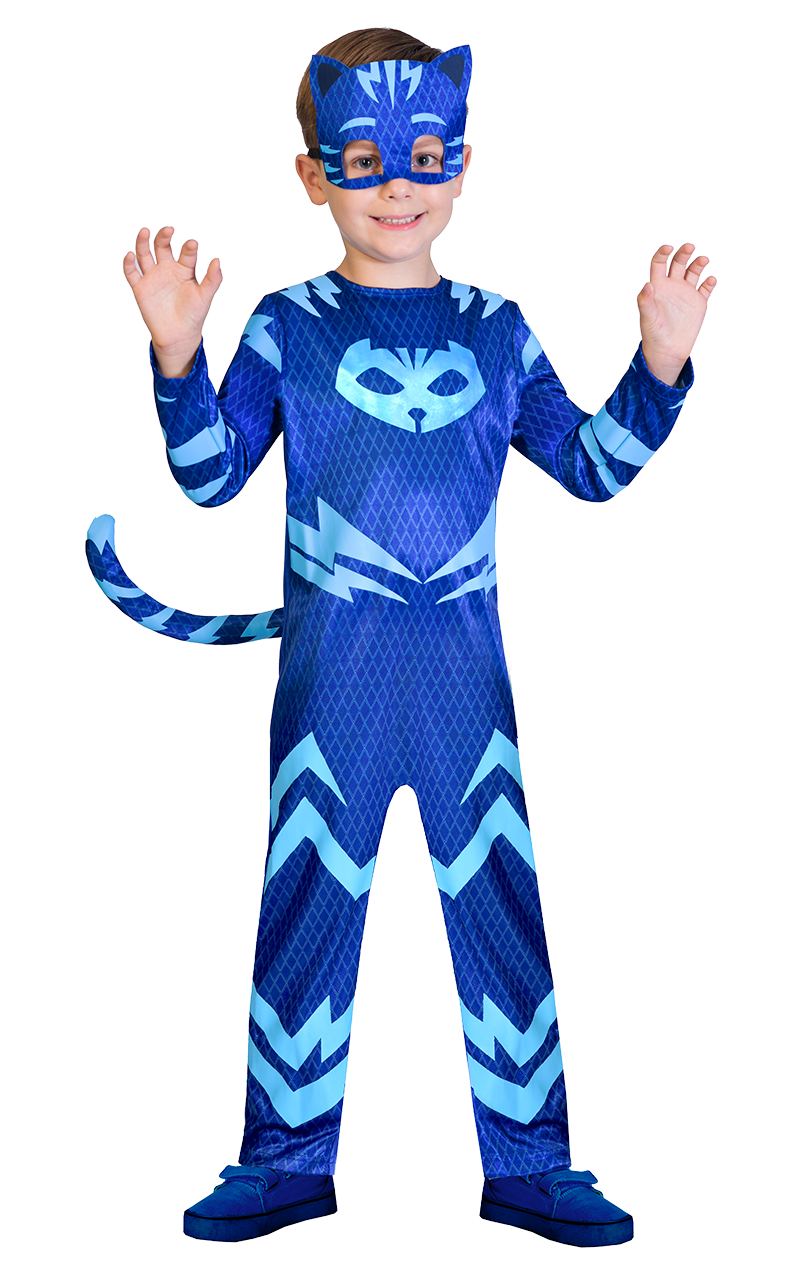 Kids PJ Facepieces CatBoy Costume