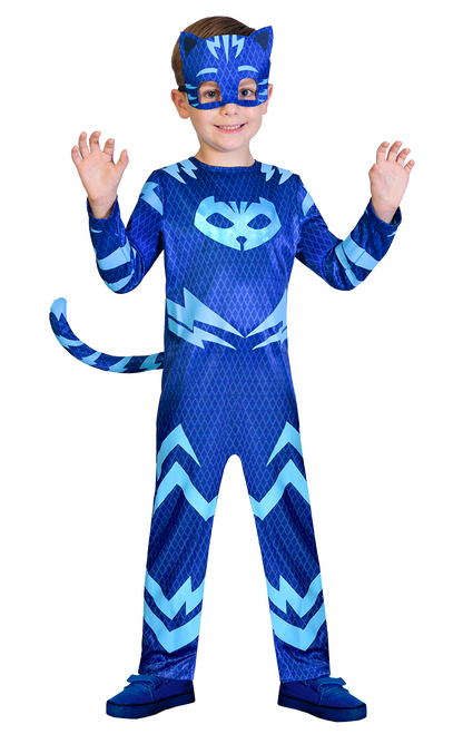 Kids PJ Facepieces CatBoy Costume