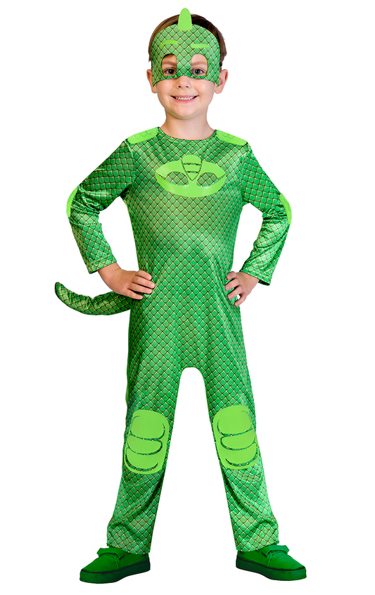 Kids PJ Facepieces Gekko Costume