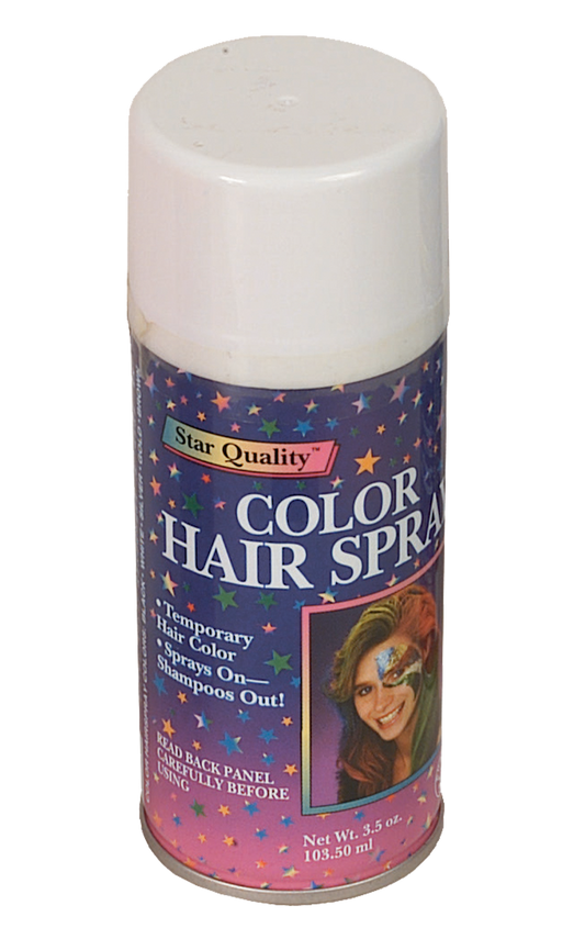 White Hairspray Accessory