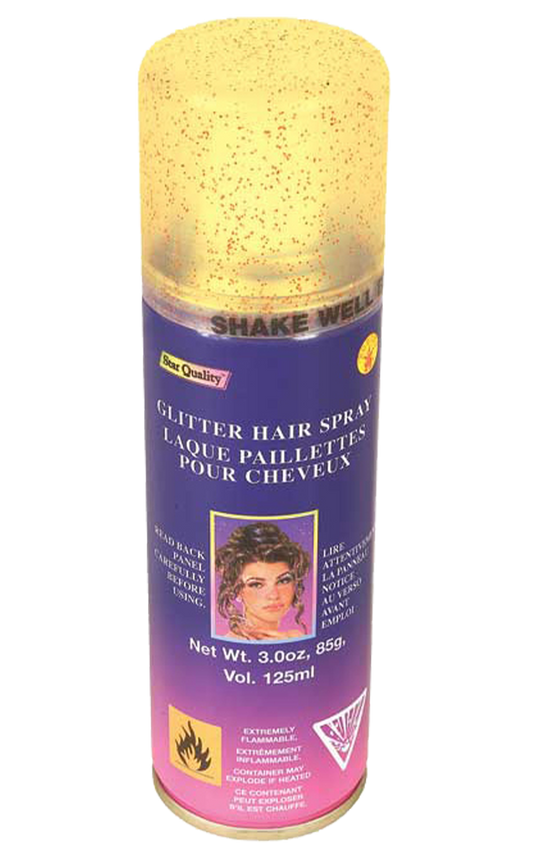 Gold Glitter Hairspray