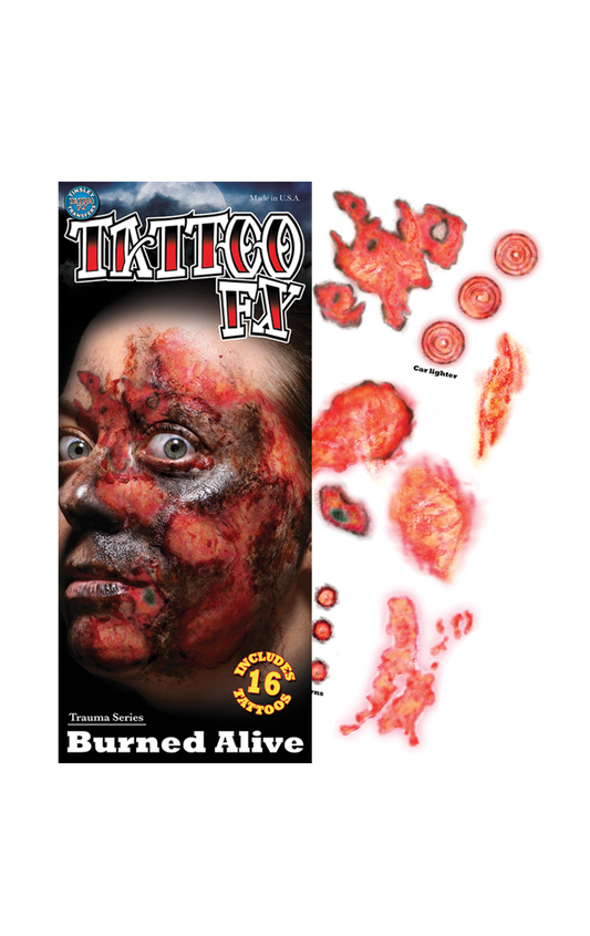 Burned Alive Temporary Tattoos