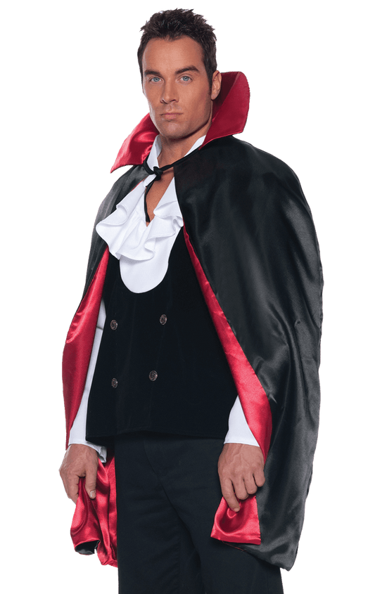 Reversible Black And Red Cape