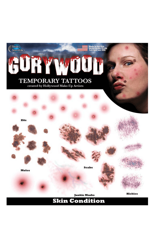 Skin Condition Gorywood Temporary Tattoos