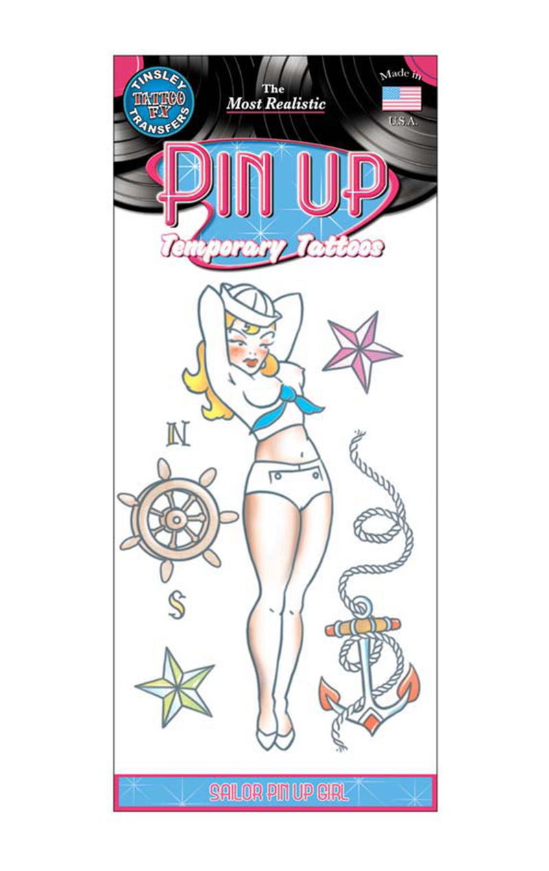 Tatouages ​​​​de Pin Up De Marin